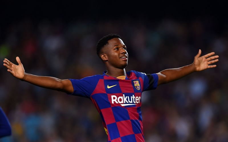 Fati scored 10 minutes into his returning match